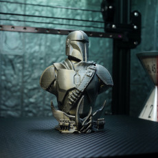 Picture of print of Mandalorian Bust - Star Wars 3D Models - Tested and Ready for 3D printing