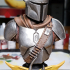 Mandalorian Bust - Star Wars 3D Models - Tested and Ready for 3D printing print image