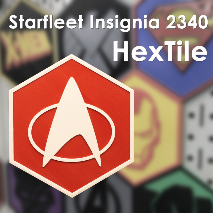 Starfleet Insignia 2340 HexTile