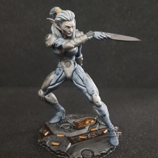 Picture of print of BLUE AGONY FEMALE ELF ROGUE