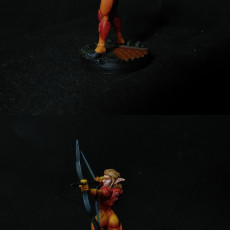 Picture of print of YELLOW SIGH FEMALE ELF TRACKER