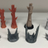 Gruesome Pits and Pillars - 25mm objective markers / Tokens - Cursed Elves image