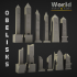12 Obelisks Set image