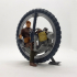 Steampunk mono wheel, unicycle. image