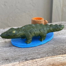 Picture of print of Alligator Sharpie holder This print has been uploaded by Philippe Barreaud