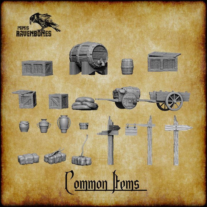 Common Items bundle Pre-supported's Cover