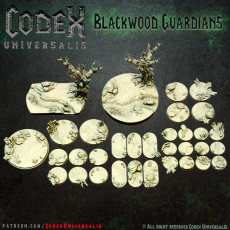 33 Bases and diorama, Blackwood Guardians set