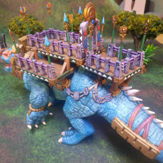 Picture of print of Saurian Dread Behemoth