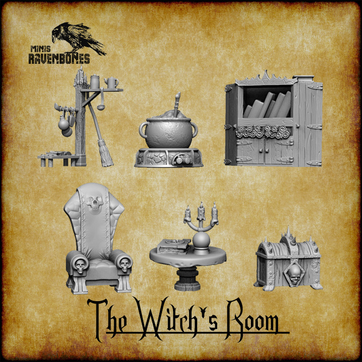 The Witch's Room bundle Pre-supported's Cover
