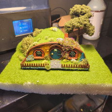 Picture of print of hobbit home