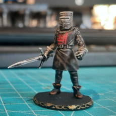 Picture of print of Black Knight from Monty Python - Highlands Miniatures