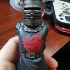 Picture of print of Black Knight from Monty Python - Highlands Miniatures