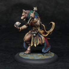 Picture of print of Coyote Necromancer - Tabletop Miniature (Pre-Supported)