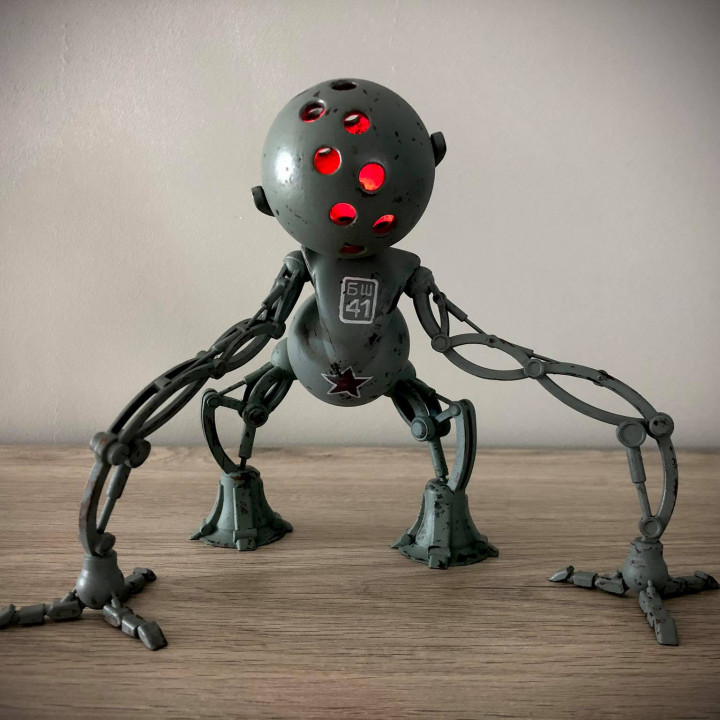 ATOMIC HEART belyash robot (made for resin printers)