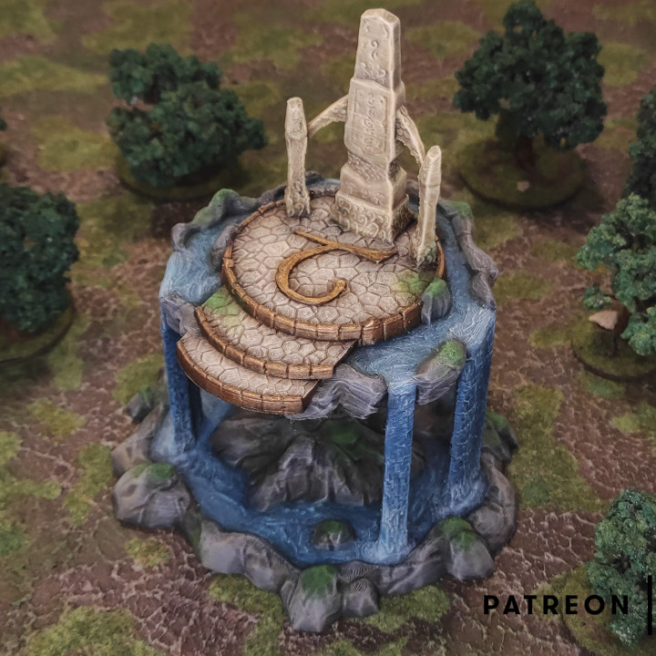 3D Printable Elven Floating Island by Makers Anvil