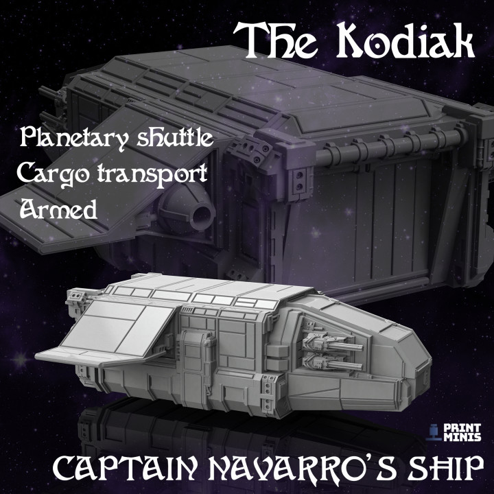 $25.00The Kodiak Shuttle - Navarro Crew - Space Pirates Collection