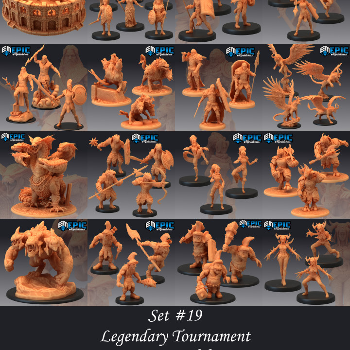 $59.90Legendary Tournament Set / Colosseum Encounters / Greek Mythology Collection