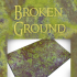 Broken Ground Gaming Mat: 2 ft x 2 ft (61 cm x 61 cm) image