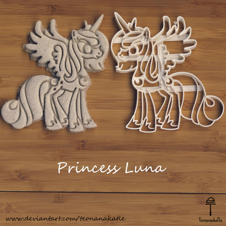 Princess Luna Cookie Cutter 'My little pony'