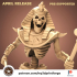 Pharaoh skeleton 32mm and 75mm pre-supported image