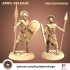 Egypt skeleton army 32 mm pre-supported image