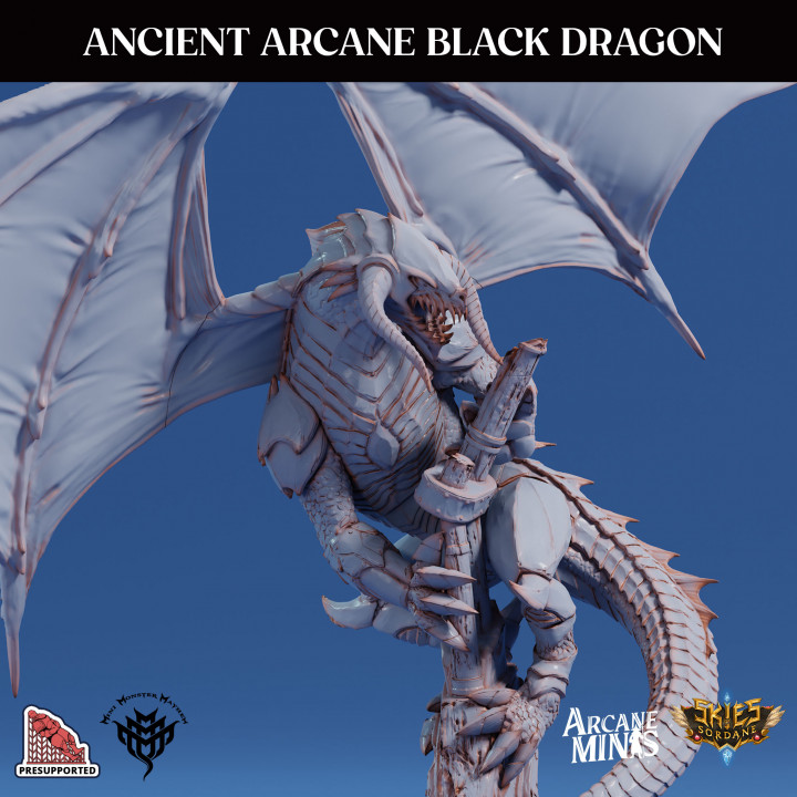 Ancient Black Arcane Dragon's Cover