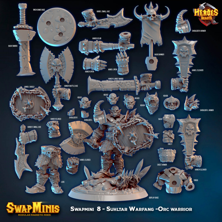 Swapmini 8 - Suhltar Warfang -Orc warrior's Cover