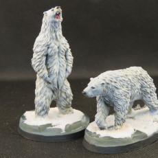 Picture of print of Polar Bears