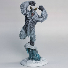 Picture of print of Yeti (pre-supported)