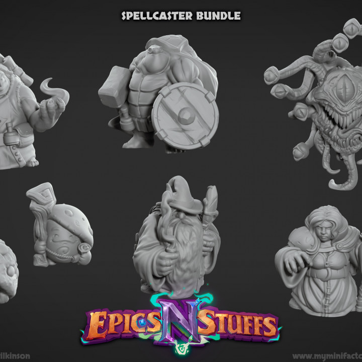 $14.99Spellcaster Bundle - Pre-Supported miniatures