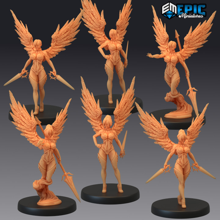 $9.90Fallen Angel Set / Female Dark Winged Celestial