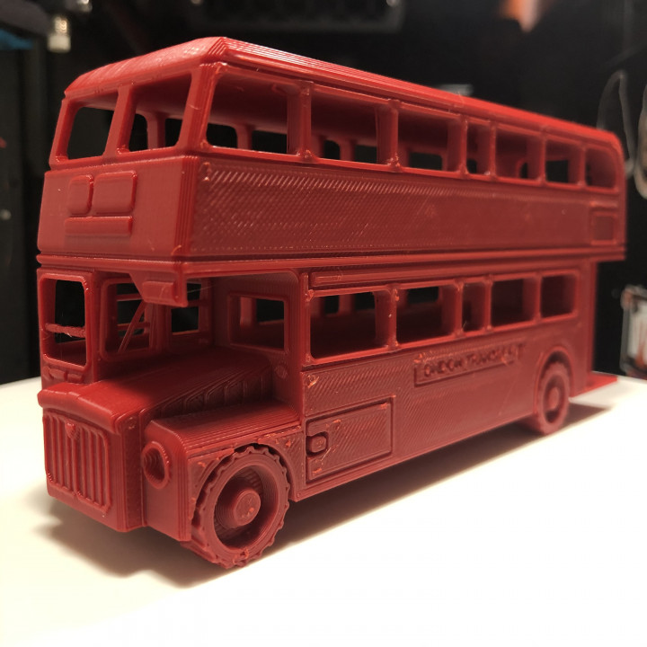 HERITAGE LONDON BUS (PRINT-IN-PLACE)