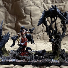 Picture of print of Crows set 5 miniatures pre-supported This print has been uploaded by Daniel Vitti