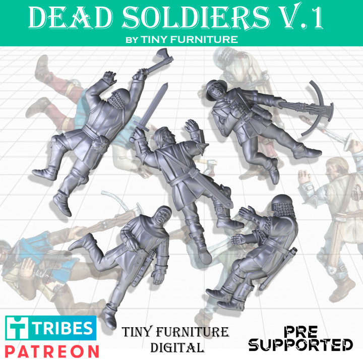 Dead Soldiers v.1 (Harvest of War)'s Cover