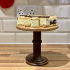 Round Wooden Cake Stand and Dessert Pedestal Display Stand (3 Size of Plate) image