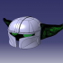 Madalorian helmet for baby Yoda image