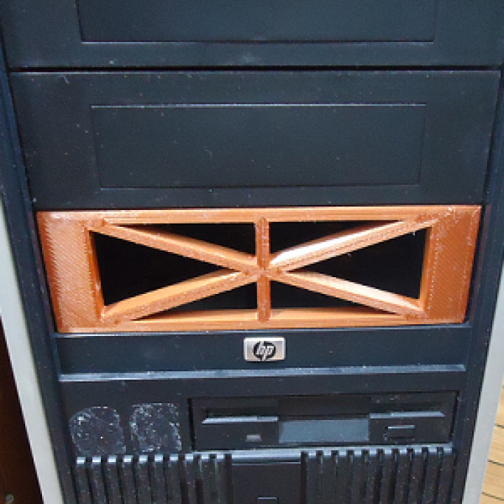 PC case 5.25 inch bay cover