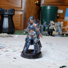 Picture of print of Lolissa - Female warrior- 32mm - DnD