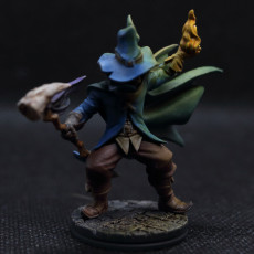Picture of print of Nevin - Wizard- 32mm - DnD