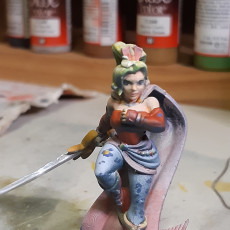 Picture of print of Prissa - Female Warrior - 32mm - DnD - This print has been uploaded by Des