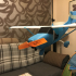 DIY Celling tethered flying airplane toy Cessna 206 image