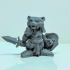 Racoon Folk Knights (pre supported) print image