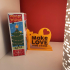 Make Love - Read a BOOK - BOOKENDS - 3D PRINTED - BOOK STORAGE - NURSERY DECOR - PARENTS BEDROOM - GIFTS FOR HIM - GIFTS FOR HER - BIRTHDAY image