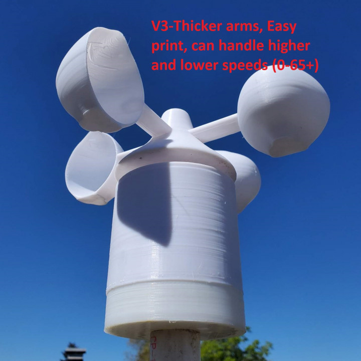 Wind speed gauge - Anemometer V3.0