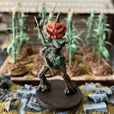Picture of print of Pumpkin Scarecrow [Pre-Supported]