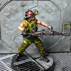 Picture of print of HUMAN SPACE MARINE REGIN VELASQUEZ ACTIVE This print has been uploaded by PAPSIKELS MINIATURES