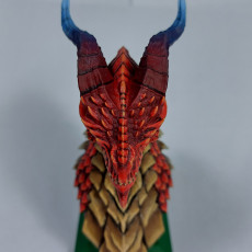 Picture of print of Shadow Dragon Bust / Pre-Supported