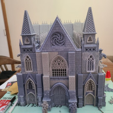 Picture of print of Gothic Cathedral
