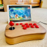 Wooden Arcade Joystick Machine Arcade Stick for Home Video Games, Compatible with PC image
