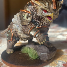 Picture of print of Pit Fighters Ironbeak The Owlbear